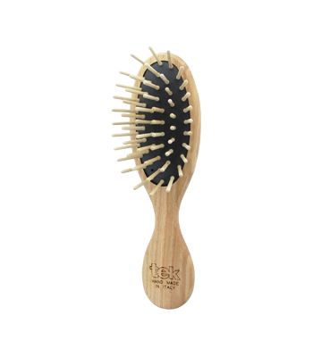 Small oval purse brush