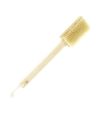 Bath brush fixed handle and ecological bristles