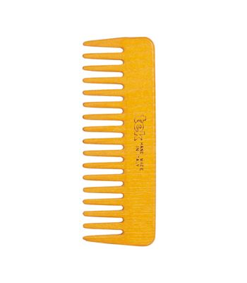 Small comb with wide teeth yellow