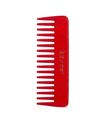 Small comb with wide teeth red