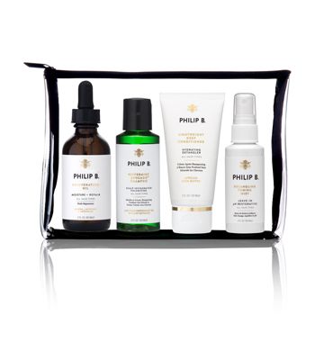 Travel Sized Four Step Hair & Scalp Treatment Set