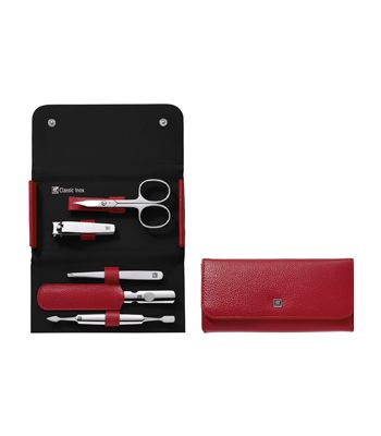 Classic Leather Case Red 5 pcs